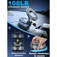 thumbnail image 3 of Upgraded 360° Nano Gel Vacuum Magnetic Phone Holder, Car Phone Holder for Magsafe[108+LBS Strongest Suction & 3000gf Strongest Magnetic], Suction Cup Phone Mount for Car/for iPhone 16 Pro Max, 3 of 9