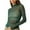 Army Green, variant on RXIRUCGD Fashion Women Long Sleeve Comfortable Breathable Turtleneck Blouse Shirt Tops, Black, Size: XL