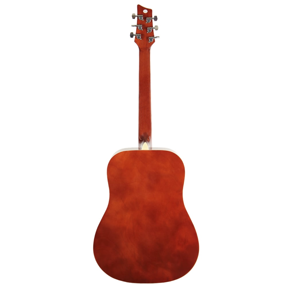 Kona Guitars K41BK 41 Inch Acoustic Dreadnought Guitar with High