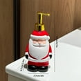 thumbnail image 3 of Bathroom Products,Christmas Soap Dispenser Set Festive Reindeer Santa Snowman Holiday Decor Hand Soap Lotion Dispenser For Bathroom Kitchen Christmas, 3 of 7