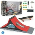thumbnail image 3 of Skate Park Ramp Parts For Tech Decks Fingerboard Finger Board Parks Gift For Kids, 3 of 5