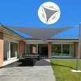 thumbnail image 5 of GETIT Water Resistant Breathable Material Triangle Sun Shade Sail UV Block, Easy Installation Stainless Steel Fittings, Outdoor Shade Canopy Durable, 5 of 5