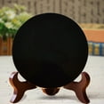thumbnail image 5 of Natural Obsidian Scrying Mirror for Yoga, Feng Shui, and Alchemy, Hand-Cut and Polished, Multiple Sizes Available, 5 of 9