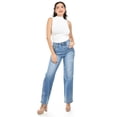 thumbnail image 1 of Jeans con pedrería Roman Fashion /Juvenil, 7118 (Mezclilla medio) azul 1, 1 of 7