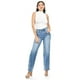 thumbnail image 1 of Jeans con pedrería Roman Fashion /Juvenil, 7118 (Mezclilla medio) azul 1, 1 of 7