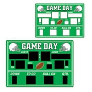 Beistle 54694 Chalkboard Game Day Scoreboard Cutout, Pack Of 24
