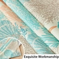 thumbnail image 6 of Nautical Coastal Rectangle Tablecloth Beach Ocean Print Table Cloth Waterproof Stain Resistant Wrinkle-Free Table Cover for Kitchen Dining Room Indoor and Outdoor Picnic Party 60x120 Inches, C8, 6 of 6