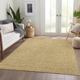 thumbnail image 5 of HomeRoots 677871 8 x 10 ft. Gold & Ivory Geometric Transitional Washable Machine Made Rectangle Area Rug with UV Protection, 5 of 9