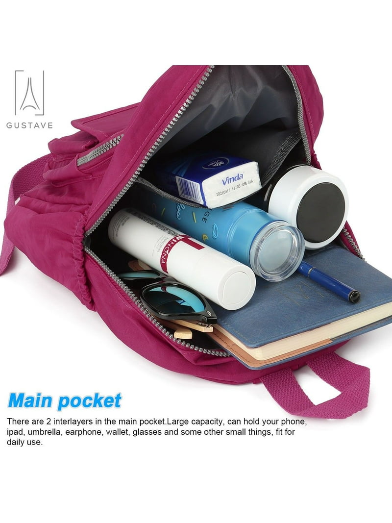 Gustave Mini Nylon Backpack Purse for Women Lightweight Anti  display picture 2