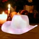 thumbnail image 4 of Sombrero de vaquero,Western Cowboy Hat Moda Elegante Cómodo,Sombreros de Fiestas de disfraces Halloween Durable,Suministros para fiestas de cumpleaños Hugo Sombrero de vaquero, 4 of 7