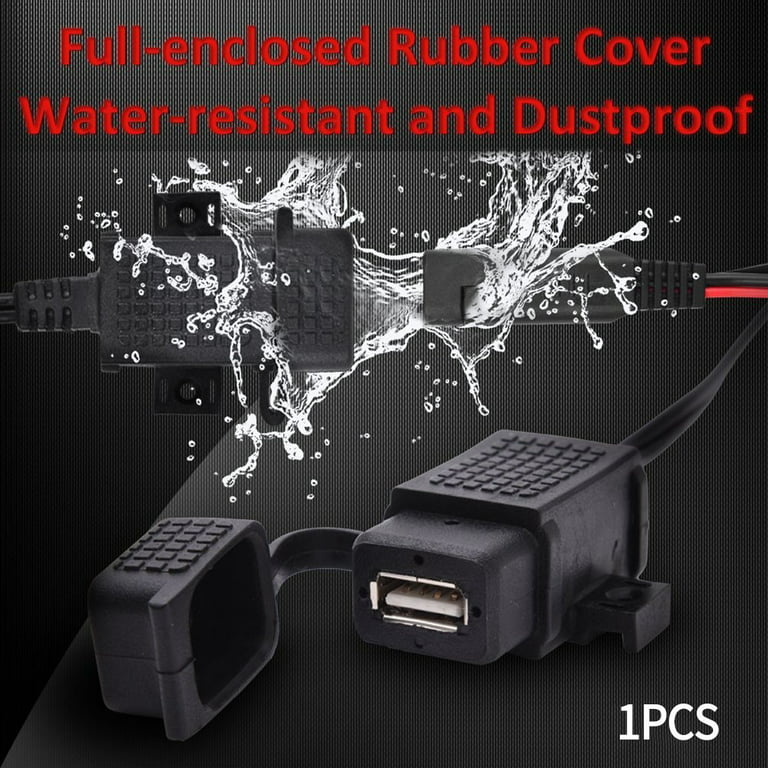Waterproof QC 3.0 Type C Motorcycle Phone Charger 6.4A Motorcycle USB  Charger
