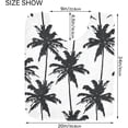 thumbnail image 6 of Coolnut Hawaiian Palm Tree Black Bathroom Rug Rectangular Bath Mat Non Slip Bath Rugs Absorbent Shaggy Bathmats for Sink Shower 16" x 24" Home Decor, 6 of 7
