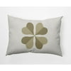 Simply Daisy 14" x 20" Modern, Contemporary St. Patrick's Day Polyester Decorative Lumbar Pillow