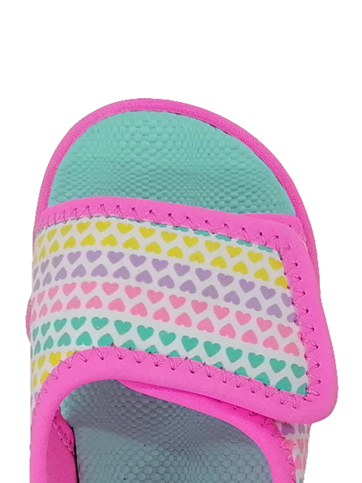 Wonder Nation Beach Sling Hearts Sport Sandal (Infant Girls)