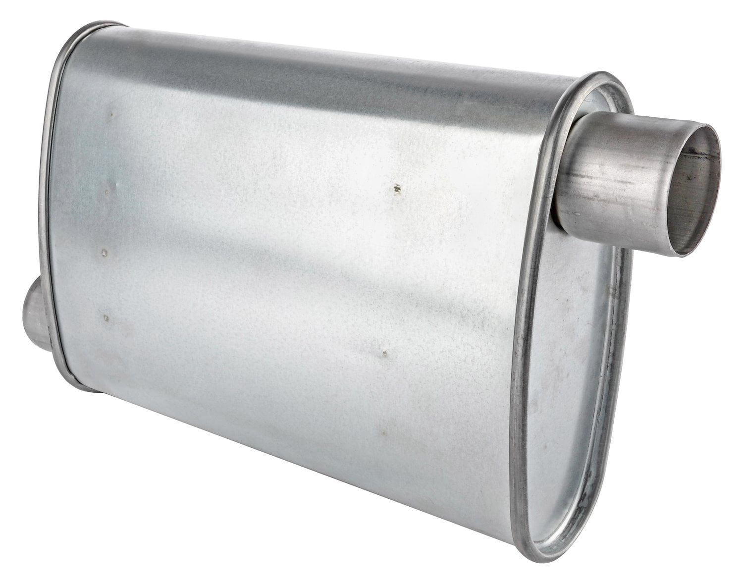JEGS Turbo Muffler [2 1/4 in.] Offset/Offset - Reversible