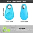 thumbnail image 2 of 8 Pack Key Finder Locator Anti Lost GPS Tracker Wireless Anti Lost Alarm Sensor Device Finder Mini Pet GPS Tracker for Locating Phone Keys Wallets Luggage Item, 5 Colors, 2 of 5