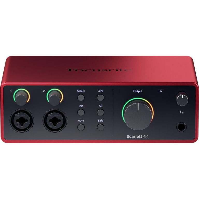 Focusrite Scarlett 4i4 4th Gen USB Audio Interface - Studio