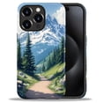 thumbnail image 4 of Case for iPhone 15 Pro Max, Hybrid Shockproof Protective Anti-Scratch Phone Case, Dual-Layer Drop Protection, Mountain Tree Landscape, 4 of 7