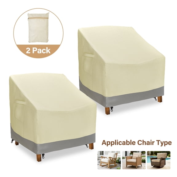 Patio Chair Covers,Outdoor Chair Cover,600D Waterproof/Dustproof Patio Furniture Covers for Outdoor Furniture, 32" L x 37" W x 36"H