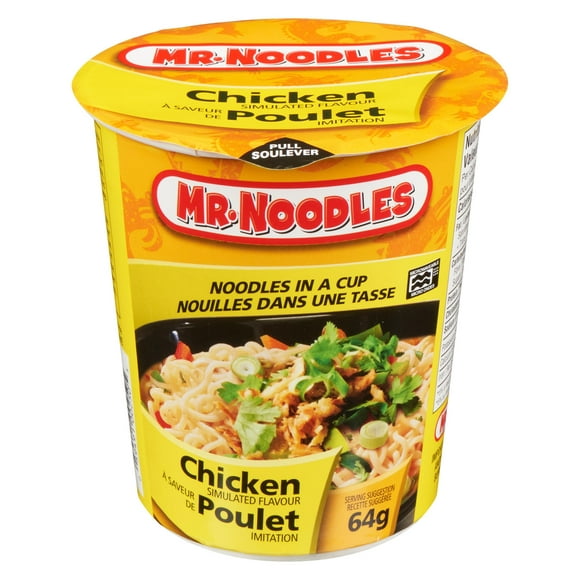 Mr. Noodles Tasse à Saveur de Poulet 64 g