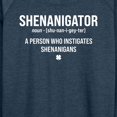 thumbnail image 3 of Instant Message - Shenanigator Definition - Women's Lightweight French Terry Long Sleeve Shirt, 3 of 6
