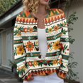 thumbnail image 2 of Kaondbfi Cardigan for Women, Button Down Cardigan Sweater Long Sleeve Sweaters Casual Trendy Fall Tops Coat Women's Winter Coat, 2 of 7
