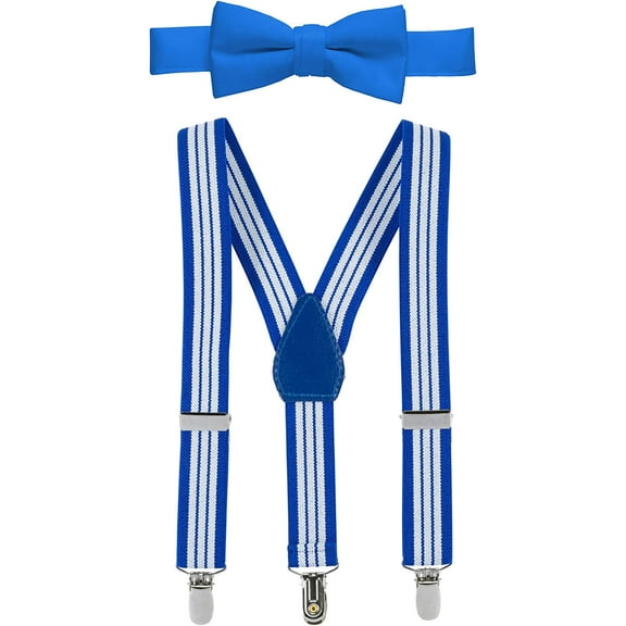 Hold’Em Suspenders and Bow Tie Set for Kids, Boys, and Baby Pre-tied Bow Tie - Banana 22"