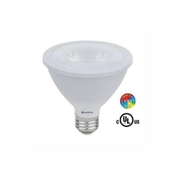 Overdrive 660 10.5W 5000K 90CRI PAR30 Long Neck Dimmable Flood-Daylight LED Light Bulb - Pack of 6