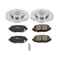 thumbnail image 3 of PowerStop Rear Z23 Evolution Sport Carbon-Fiber Ceramic Brake Pad and Drilled & Slotted Rotor Kit Fits: CHRYSLER JEEP Select Models K6543, 3 of 10