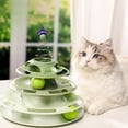 thumbnail image 6 of YIEMEEN Cat Toy Ball Tower and Track Interactive Toy 3 Level Turntable with 3pcs Ball, 6 of 10
