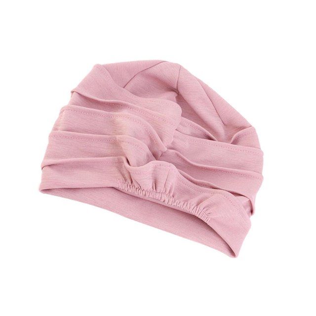 Guardoinrt Bonnet de Nuit Confortable en Coton Doux et Extensible pour Perte de Cheveux Rose 56-58cm 1Ensemble