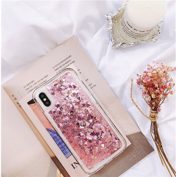 Funda de silicona líquida para móvil, carcasa de arena movediza para iPhone 11, 12 mini Pro, X, XR, Xs Max, 7, 8, 6, 6s Plus, SE Fivean unisex