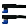 thumbnail image 1 of 2 piezas Ganchos de levantamiento de pesas entrenamiento de fuerza envolturas de soporte de muñeca portátil Tablero azul, 1 of 8