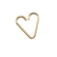 thumbnail image 1 of Annealed Gold Anodized Titanium 18ga Heart Cartilage Earrings, 1 of 3