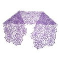 thumbnail image 5 of JeashCHAT Halloween Table Runner Spider Web Lace Tablecloth Halloween Table Decor for Parties & Gatherings, 13 x 72 Inch, Purple, 5 of 6