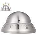 thumbnail image 1 of Temporizador de huevo mecánico similar al carbono. Contador de temporizador de cocina de 60 minutos. Temporizador de cocina con forma manual. inoxidables ZefeiWu 8390606587749, 1 of 1