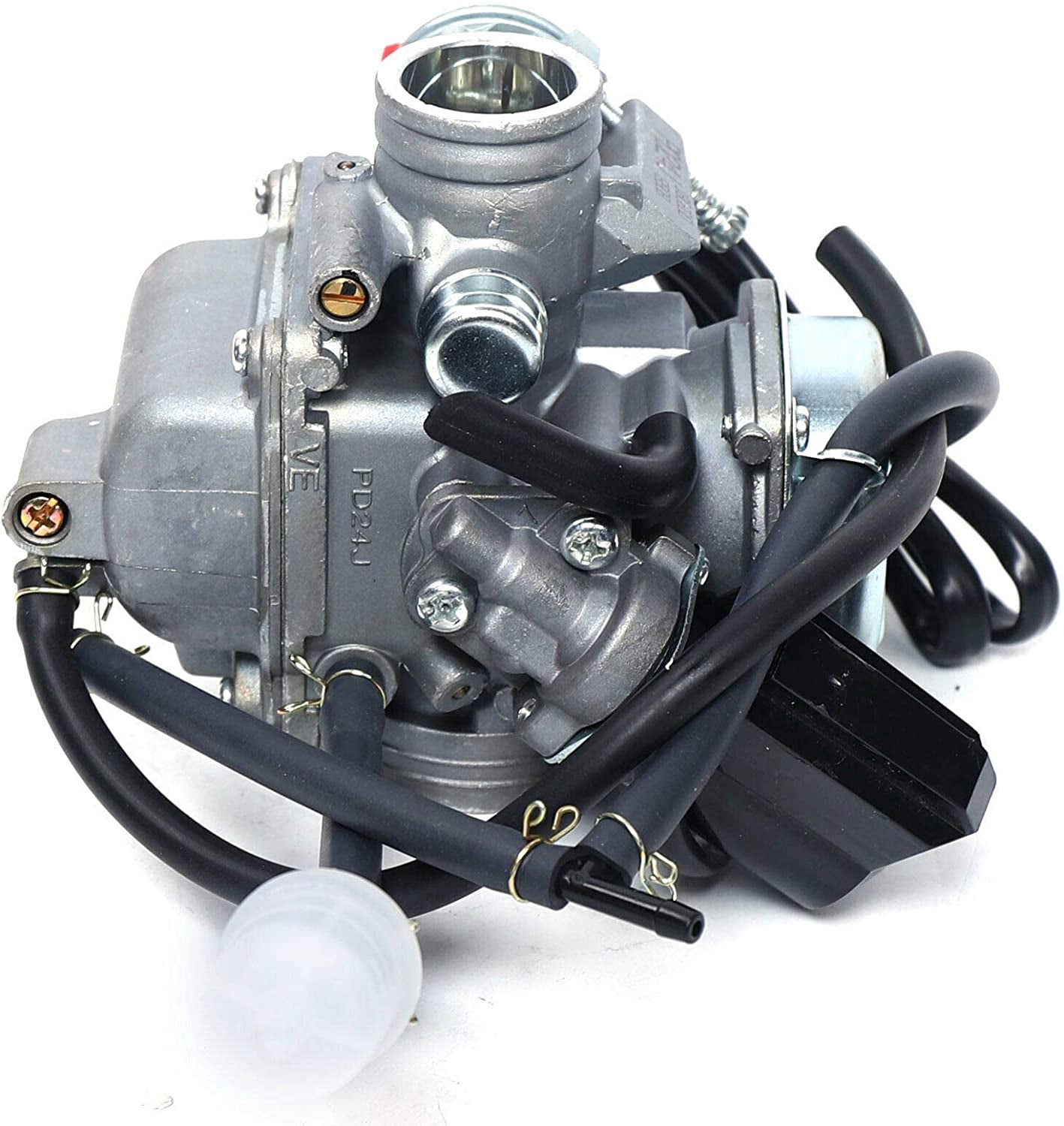 Fichiouy 150CC Single Cylinder 4-Stroke Complete Engine Motor Kit for Scooter ATV Go Kart Engine CVT Auto Clutch Motor Long Case