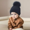 thumbnail image 2 of Kids Warm Winter Knitted Woolen Hat for Boys and Girls Cozy Autumn Outdoor, 2 of 3