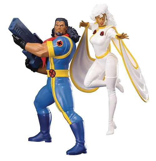Marvel Universe X-men 1992 7 Inch Statue Figure ArtFX+ Bishop & Storm 