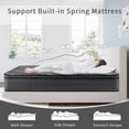 thumbnail image 2 of Queen Mattress,10 inch Cooling-Gel Memory Foam and Individually Pocket Innerspring Hybrid Mattress, 2 of 7