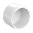 thumbnail image 2 of FORMUFIT F114EEC-WH-4 PVC External End Cap, Furniture Grade, 1-1/4" Size, White, 10-Pack, 2 of 3