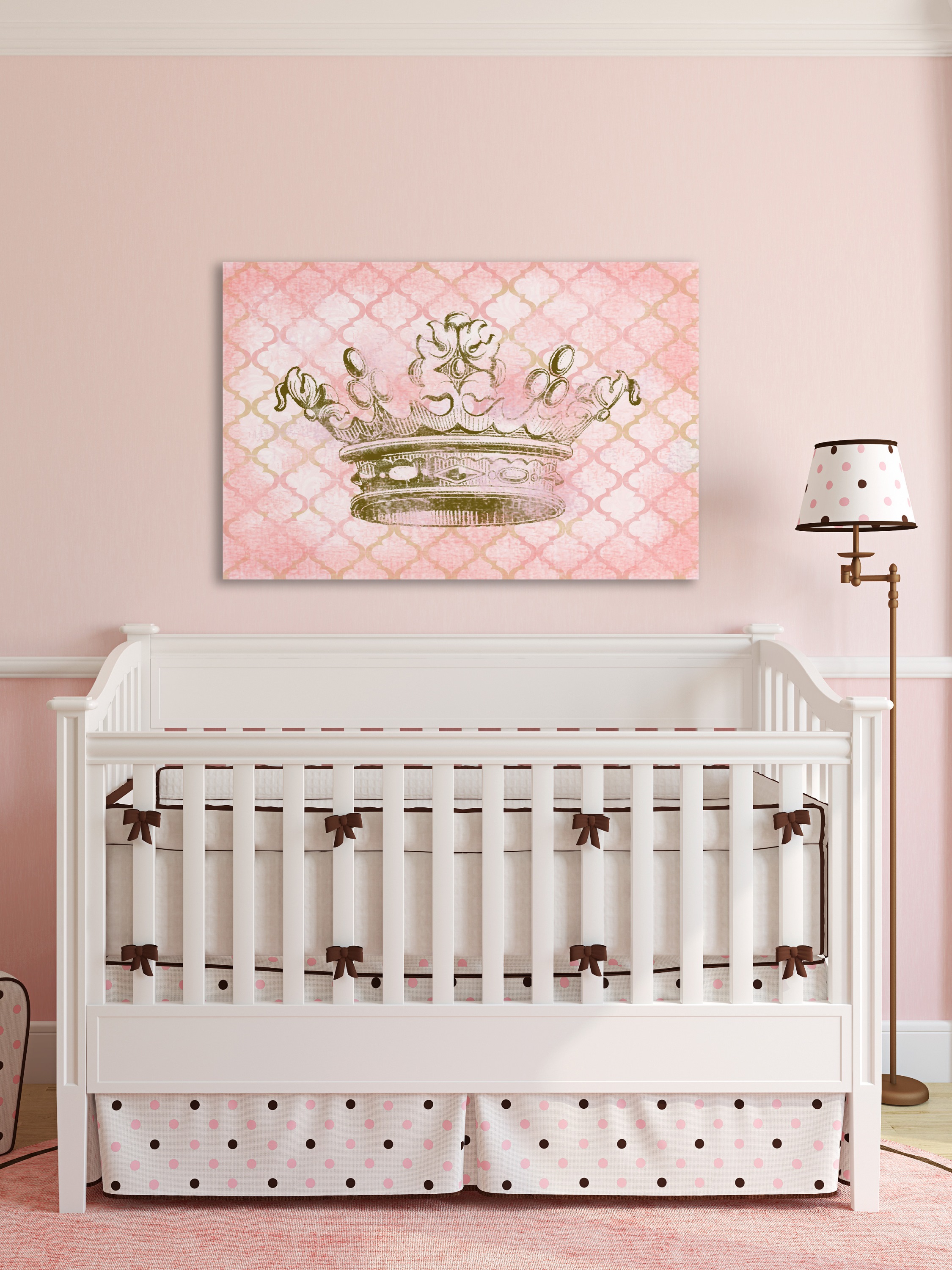 "Crown Trellis" Painting Print on Wrapped Canvas