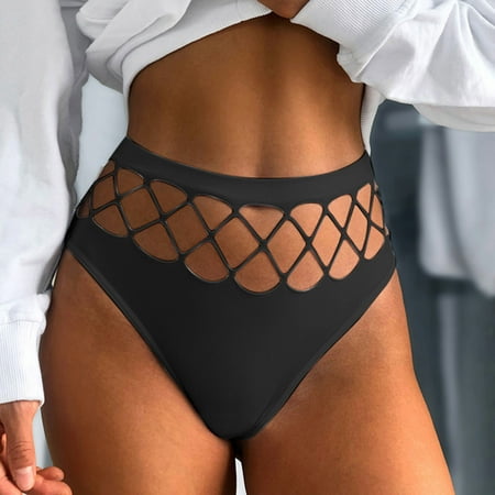

FZM Women s Hollow Out Lingerie Seamless Panties Women Solid Color Underwear Intimates