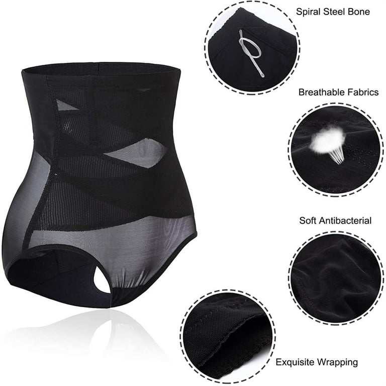 Lampking 2 Pairs Butt Lifter Shapewear Panty Slimming Compression
