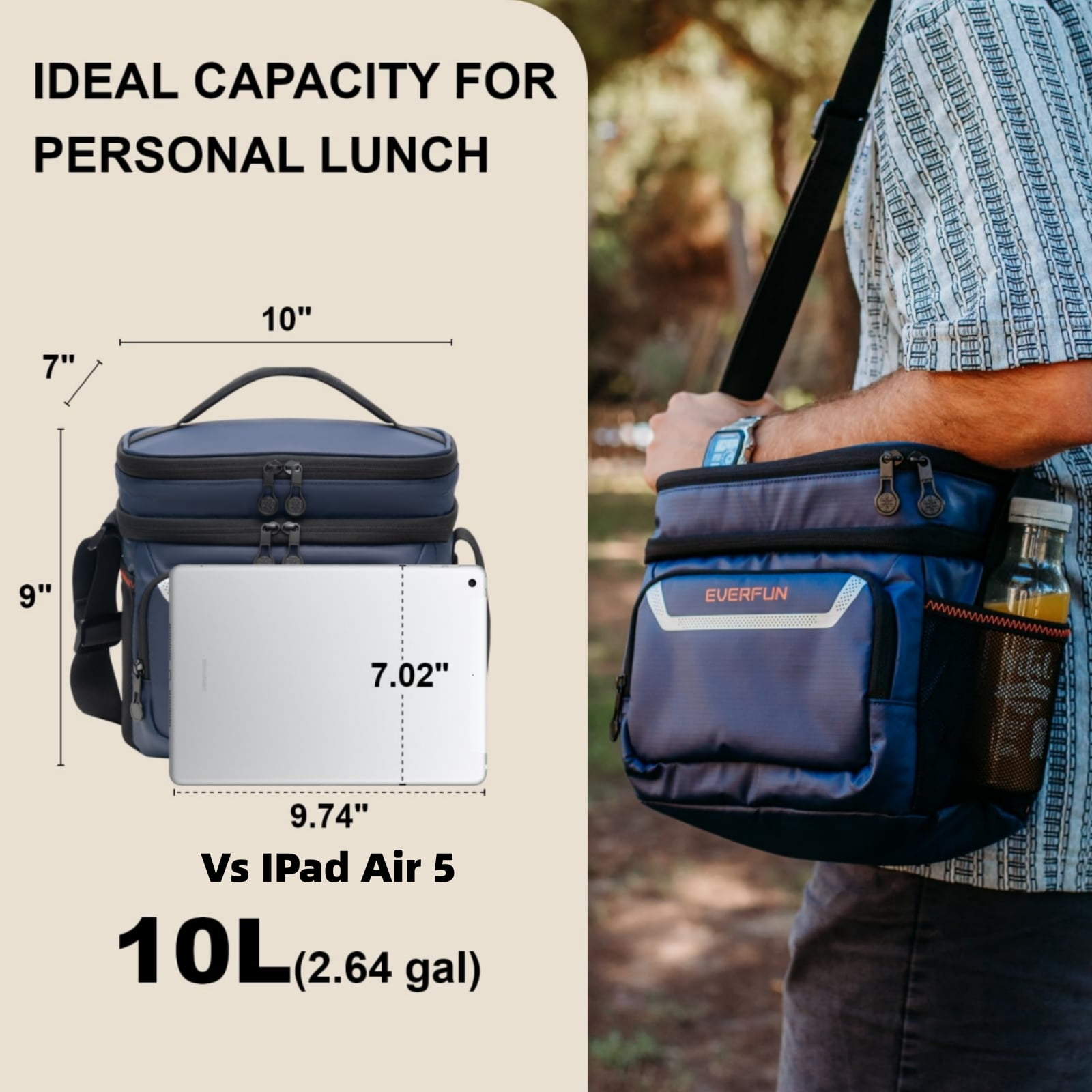 Yinrunx Cooler Bag Lunch Bag Coolers Small Cooler Bag Ice Chest Soft Cooler  Beach Cooler Yeti Cooler Bag Insulated Bag Car Cooler Coolers on Wheels  Cooler Bag Insulated Waterproof Ice Chests 