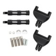 thumbnail image 2 of Cuque 1 par de pedales de reposapiés traseros para motocicleta estriberas de aluminio para motocicleta soporte de estribo negro para XR1200X XL883 2004 2005 2006 2007 2008 2009 ANGGREK Otros, 2 of 8