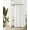 White, variant on Zenna Home Recycled Cotton Waterproof Stall Shower Curtain Liner w/Anti-Draft Clips, 54"x78", White