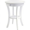 Winsome Wood Sasha Accent Table, White Finish, Multiple Colors