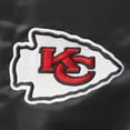 thumbnail image 3 of Men's Starter Black Kansas City Chiefs Locker Room Satin Varsity Full-Snap Jacket, 3 of 4