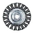 thumbnail image 5 of Hoyin 03231 Wire Wheel Brush 4Inch,Twist Knotted,Alloy Steel, 5/8-11UNC for Grinders, 5 of 7